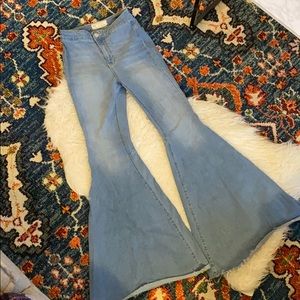 Free People Just Float On Flare Jeans
